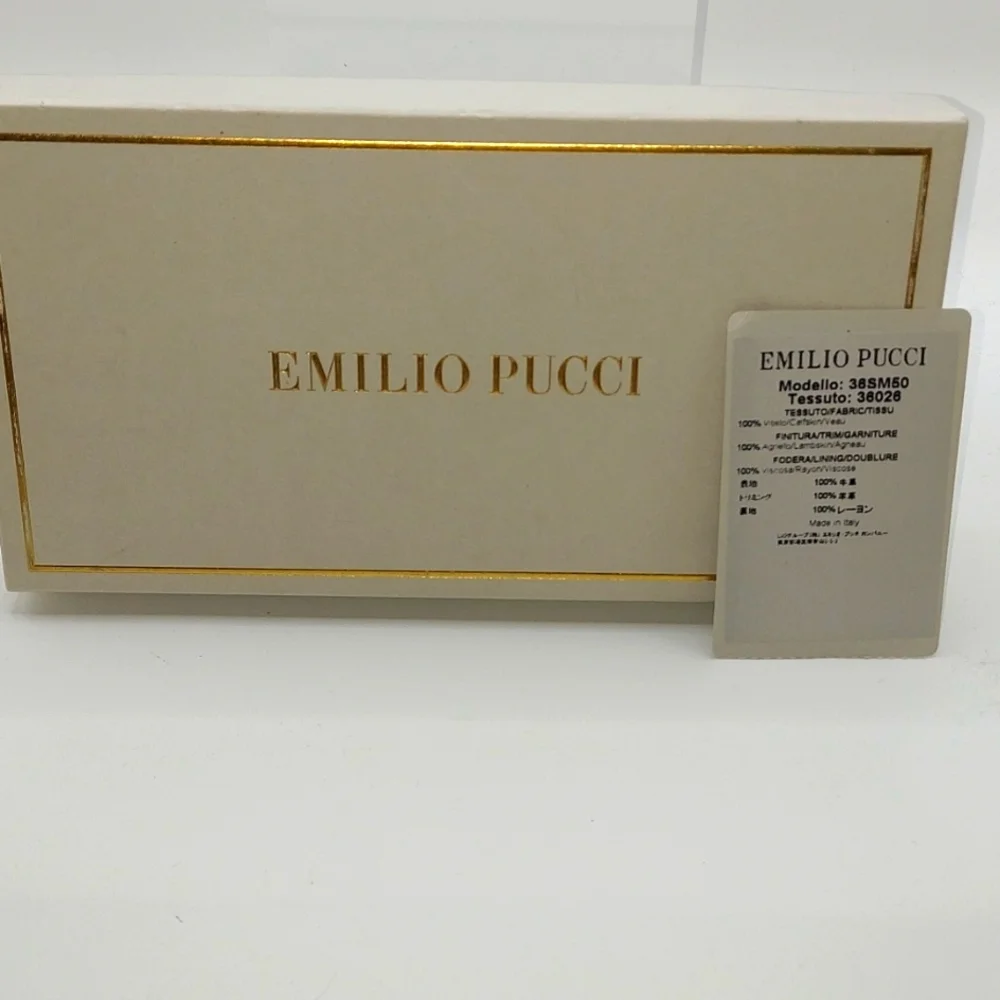 Emilio Pucci-Vintage Multi-color Print Bifold wallet in pink, purple & black - Picture 11 of 11